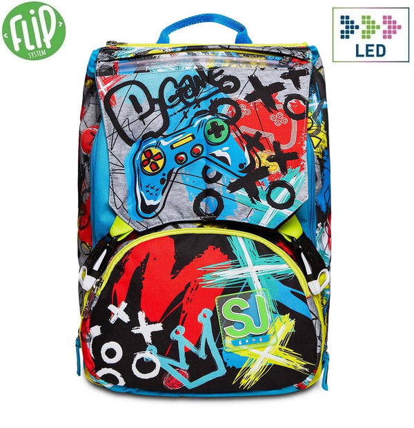 ERWEITERBARER RUCKSACK BIG - GLITZLED BOY