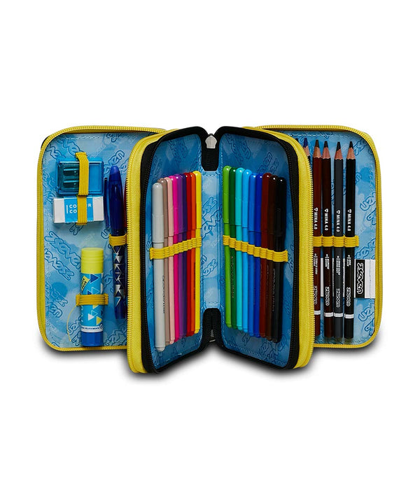 Seven® 3 ZIP PENCIL CASE - HEAVY BOY