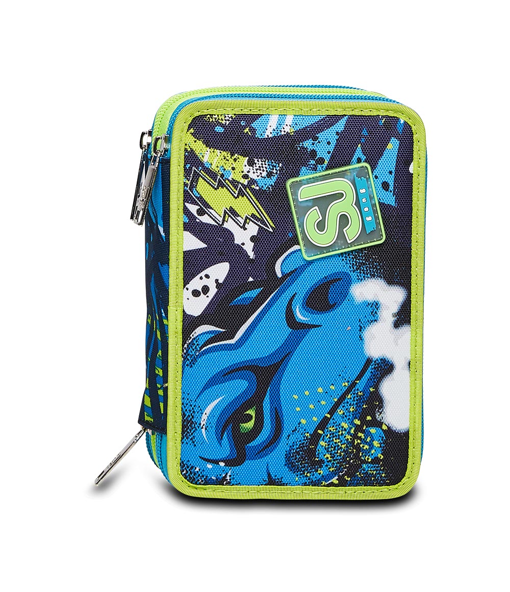 3 ZIP PENCIL CASE - DRAGGY