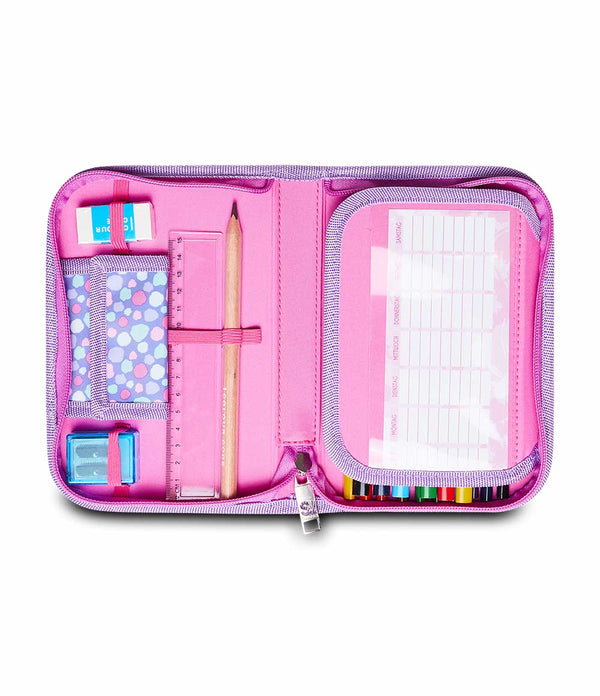 PENCIL CASE WITH STATIONERY - LOVELY DOTS